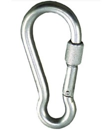 Mosquetón Bombero C/Seguro 120mm | Herrajes HE