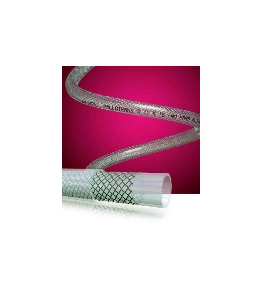 Manguera Cristal Industrial 10x16mm (50m) | Herrajes HE