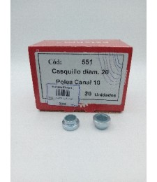 Casquillo de 25 Poleas C20 Ref-550 | Recambio Esencial | Herrajes HE