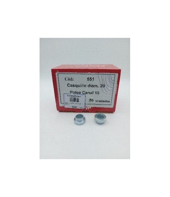 Casquillo de 25 Poleas C20 Ref-550 | Recambio Esencial | Herrajes HE