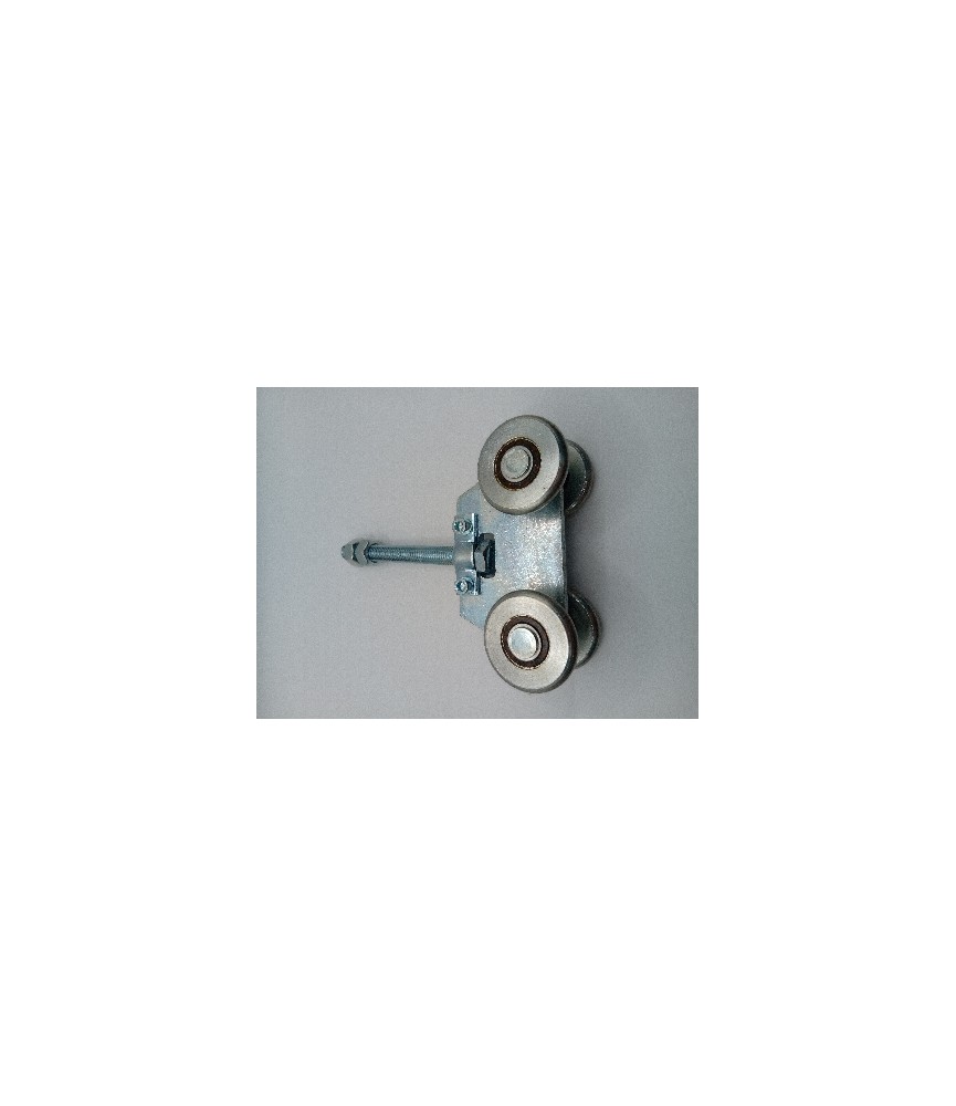 Rollapar E450 Doble U60 Acero para puertas correderas | Herrajes HE