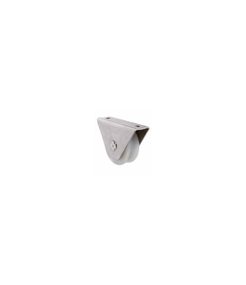 Polea Nylon 90x20 C/Caja P/Redondo RF.313 | Herrajes HE