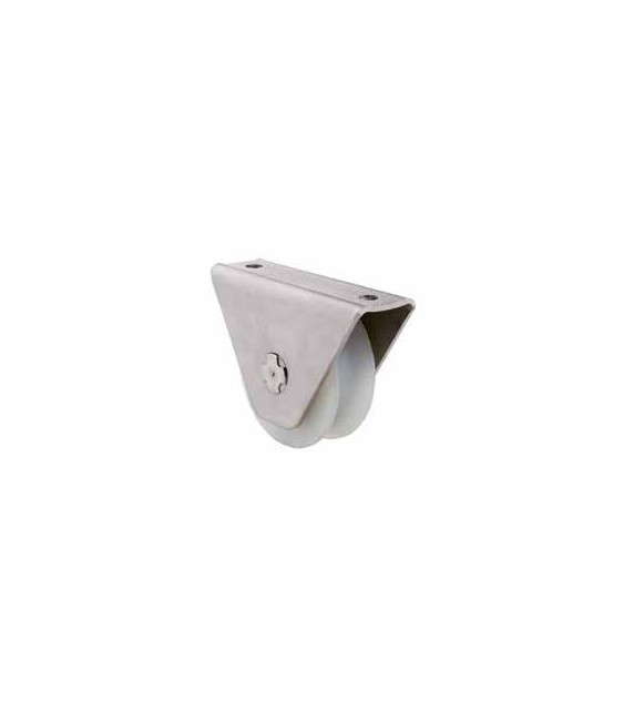 Polea Nylon 90x20 C/Caja P/Redondo RF.313 | Herrajes HE