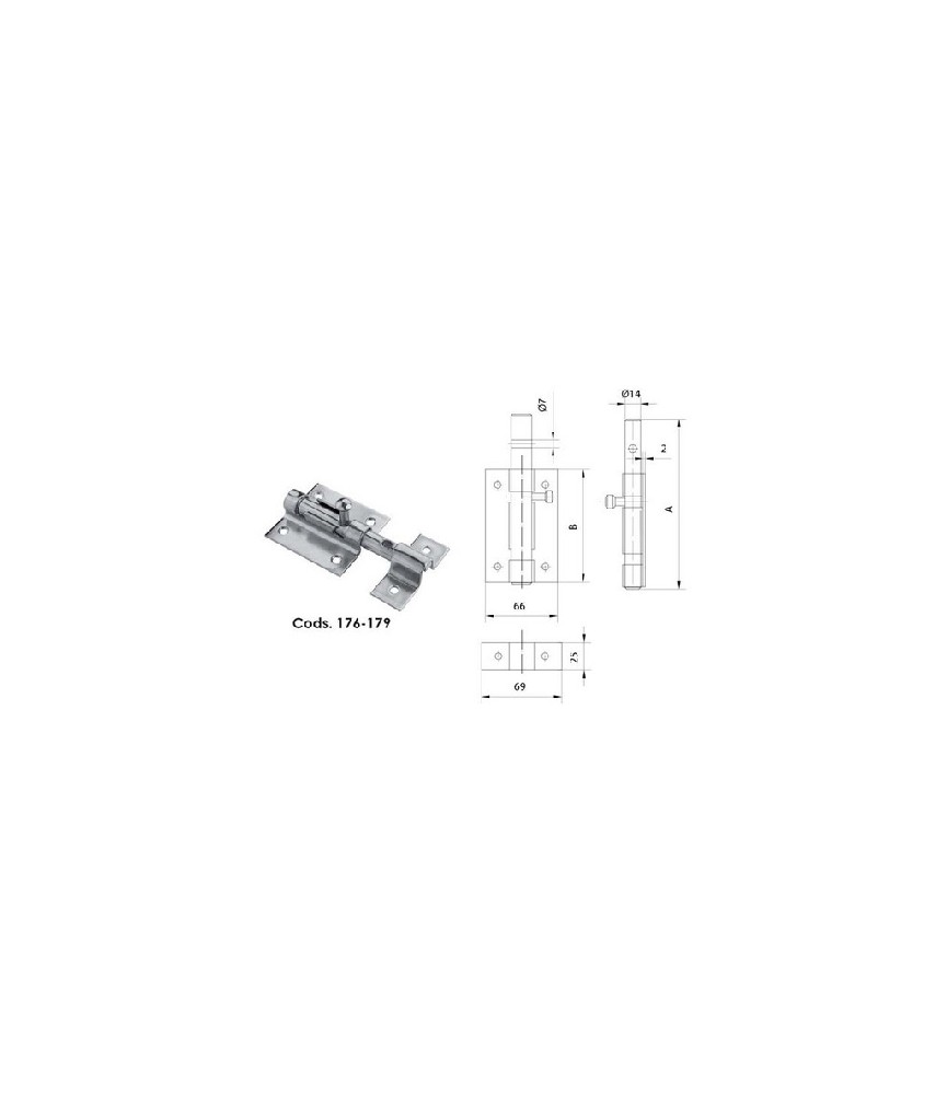 Pasador Bicromatado 320-400 RF-185 | Herrajes HE