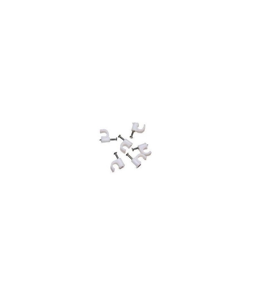 Grapa Pared 6 Blister Cable Coaxial UTP | Herrajes HE