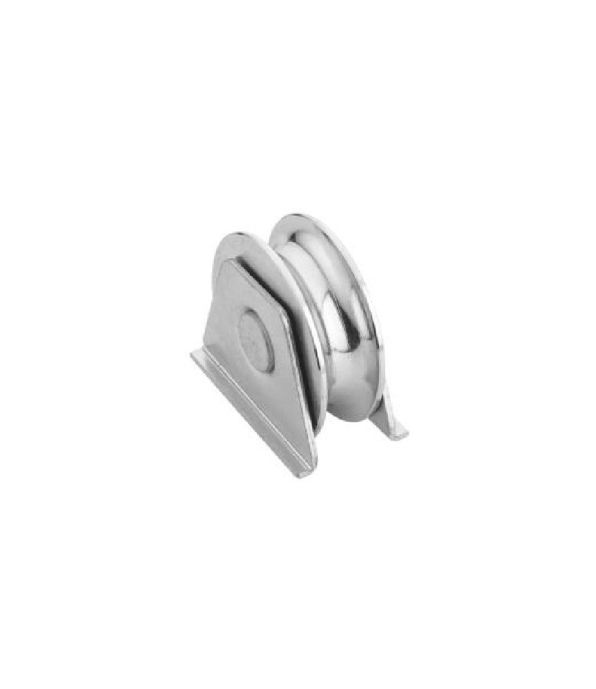 Polea de Encastrar 120x20V Ref.174 - Diseño Compacto | Herrajes HE