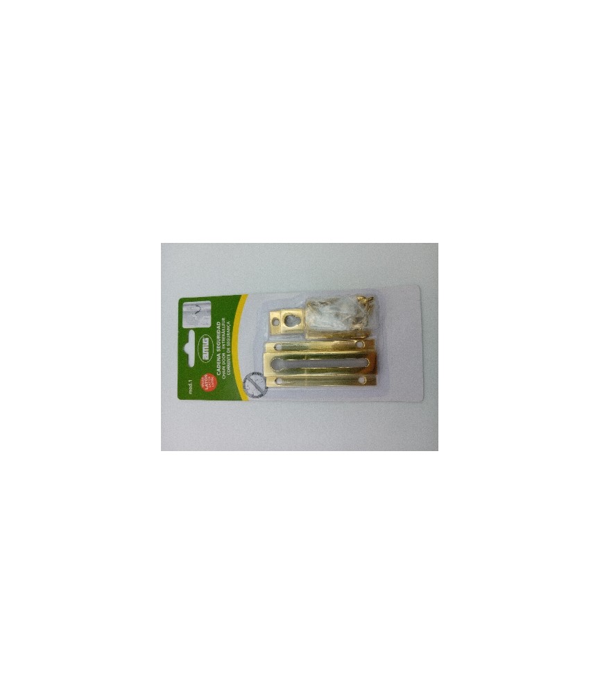 Cadena de Seguridad Latonada | Elegancia y Protección | Herrajes HE