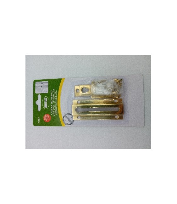 Cadena de Seguridad Latonada | Elegancia y Protección | Herrajes HE
