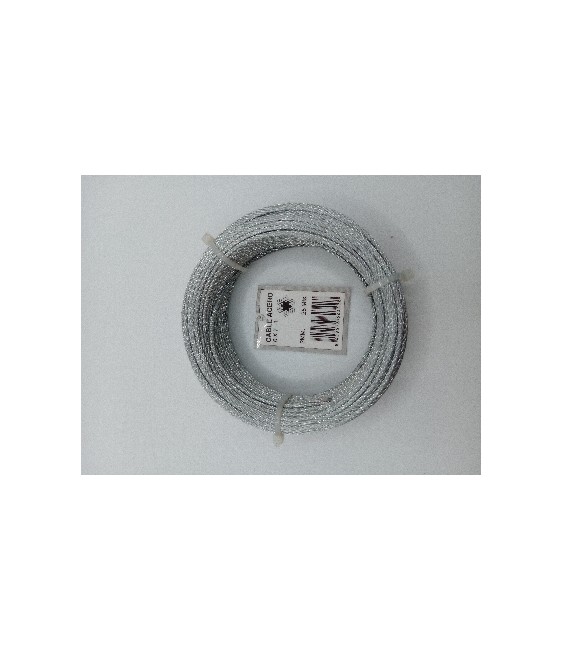 Cable Acero Galvanizado 2mm Rollo 25m | Herrajes HE