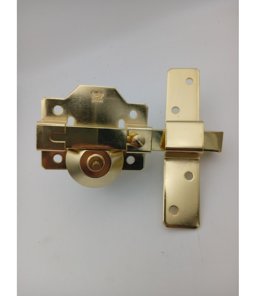 Cerrojo Seguridad Mod.1 Oro Bombillo 50 | Herrajes HE