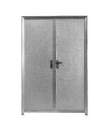 Puerta Doble Chapa Galvanizada 1700x2000 DCHA | Herrajes HE