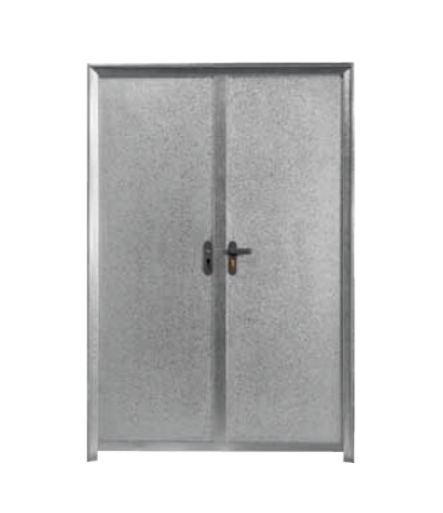 Puerta Doble Chapa Galvanizada 1700x2000 DCHA | Herrajes HE