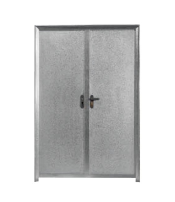 Puerta Doble Chapa Galvanizada 1700x2000 DCHA | Herrajes HE