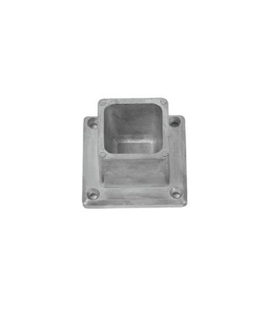 BASE ALUMINIO 80X80 RAL 8014