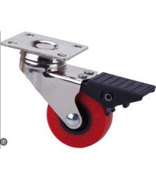 RUEDA GIRATORIA C/FRENO BD-PPI REF.1-0751