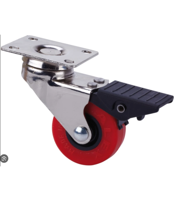 RUEDA GIRATORIA C/FRENO BD-PPI REF.1-0751