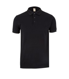 Polo Manga Corta 200 Black Talla L | Herrajes HE