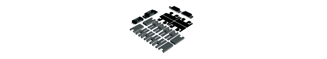 Kits completos para correderas y practicables Herrajes HE