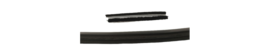 Gomas y felpudos para carpintería de aluminio Herrajes HE